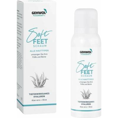 Gehwol Soft Feet pěna Hydratační pěna na nohy s aloe vera 125 ml