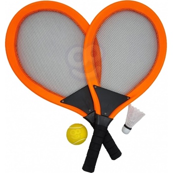 Woopie set 2v1 bedminton a tenis Oranžová