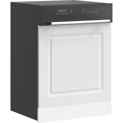 vidaXL Панел за съдомиялна машина, Kalmar, бял, 60x1, 5x57см, инженерно дърво (853657)