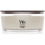WoodWick Tonka & Almond Milk ароматна свещ с дървен фитил 453.6 гр
