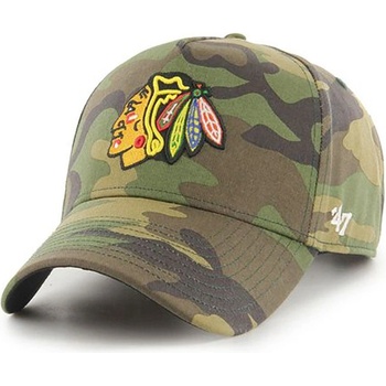 47 brand Шапка 47 brand Nhl Chicago Blackhawks в бежово с десен H-GRVSP04CNP-CMB (H.GRVSP04CNP.CMB)