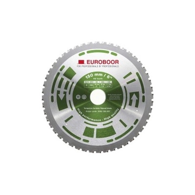 Euroboor Циркулярен диск 150 mm (20.0) 48T (x1.8) за стомана и алуминий (ESB.150.48T)