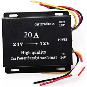 Foxgood Трансформатор конвертор на напрежение от 24 V на 12 V , DC20-30 20А (1436-20a)