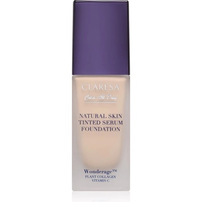 Claresa Care All Day Natural Skin Tinted Serum Foundation лек тониращ флуид за естествен вид цвят 0N Fair Neutral 32ml
