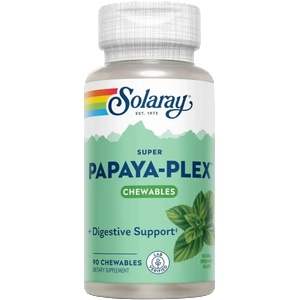 SOLARAY Papaya Plex - 90 таблетки за дъвчене