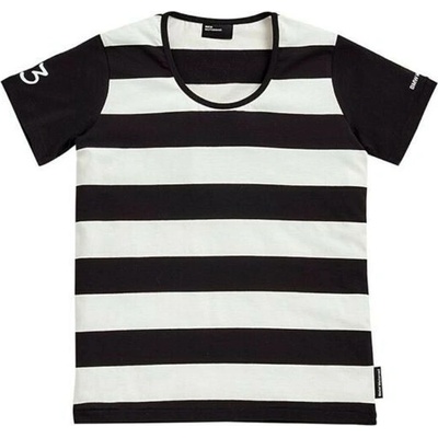 BMW tričko Boxer Striped Ladies Black-White