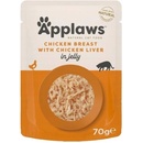 Kapsičky pre mačky Applaws kuracie prsia a kuracie pečeň v aspiku 70 g