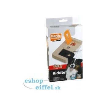 Karlie-Flamingo Interaktivní dřevěná hračka RIDDLE 22 x 12 cm