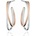 Fiorelli silver strieborné náušnice E5194