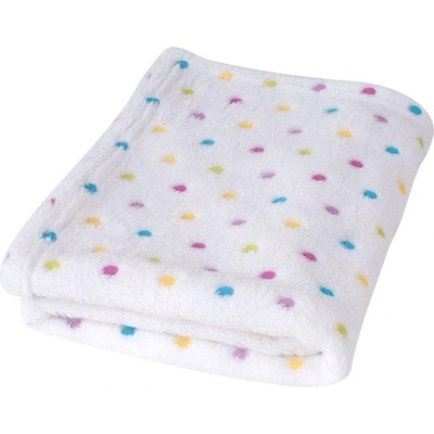 Baby Matex Детско одеяло Baby Matex - MILLY, 75 x 100 cm, бяло (5902675045551)