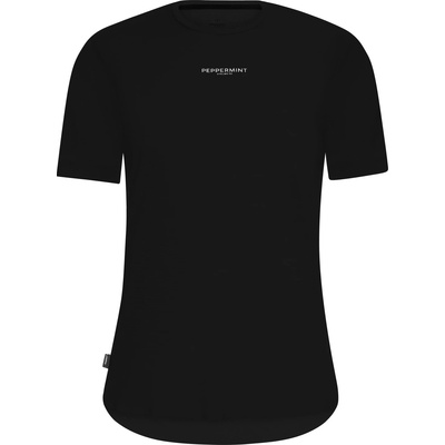 PEPPERMINT Дамска фланелка с къс ръкав за колоездене PEPPERMINT Women's Signature Short Sleeve Tee Cycling jersey - Black - размер XS (156-2715-0111)