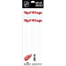 Sportstape ALL IN ONE HELMET DECALS - DETROIT REDWINGS - DARK HELMET