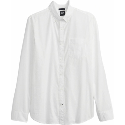 Gap pánska košeľa slim stretch poplin Basic biela