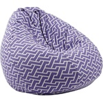 Pufrelax Пуф круша 520л. , Nirvana Gigant, Zippity Purple, Перящ се калъф, Пълнеж от Полистиролни перли, Гама Premium