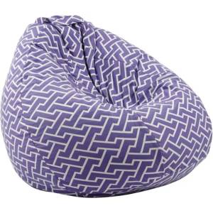 Pufrelax Пуф круша 520л. , Nirvana Gigant, Zippity Purple, Перящ се калъф, Пълнеж от Полистиролни перли, Гама Premium
