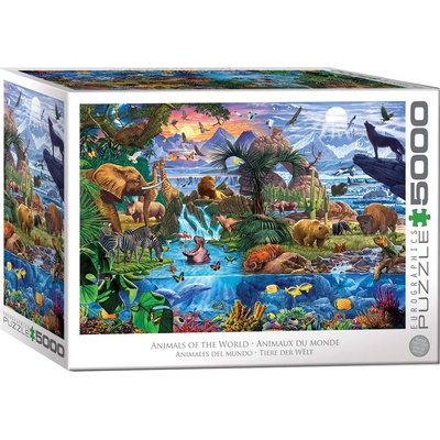 EUROGRAPHICS - Puzzle Earth Wildlife - 5 000 piese