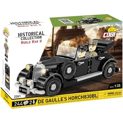 COBI 2261 World War II Velitelské vozidlo generála Charlese De Gaulla HORCH 830BL