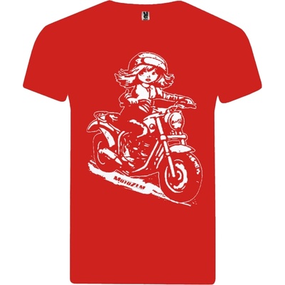MotoZem tričko Motocyklistka