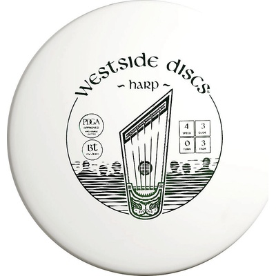 Westside Discs BT Medium Harp Bílá