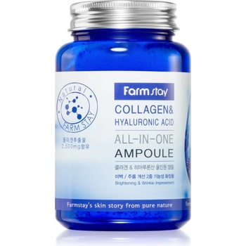 Farm Stay Collagen & Hyaluronic Acid All-In-One Ampoule ревитализиращ серум за лице 250ml