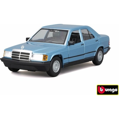 Bburago Mercedes-Benz 190E 1987 diamantová modrá 1:24