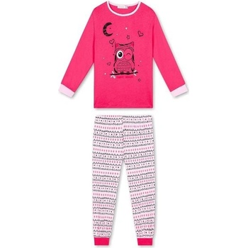 Kugo dívčí pyžamo tm. růžová