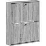 vidaXL Стенно шкафче за обувки EDE 71 x 17 x 86 см Инженерна дървесина (895981)
