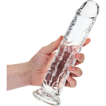 Image 1 of Shots Toys Джели дилдо Real Rock Crystal Clear 9" прозрачно