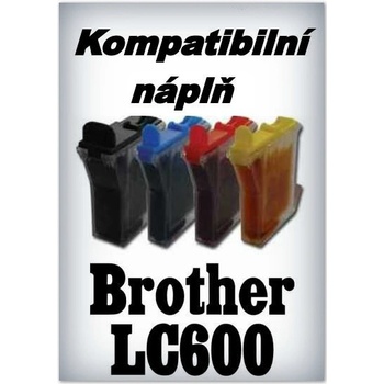 InkPower Brother - Náplně do tiskáren LC600 - SADA 4 náplní - kompatibilní