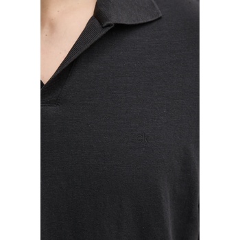 Calvin Klein Тениска с яка с лен Calvin Klein (K10K114136)