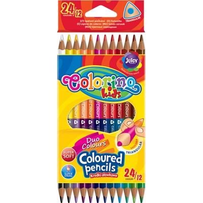 Colorino trojhranné farbičky 12 24 33046