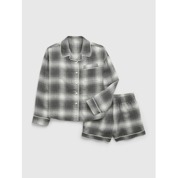 GAP Детска карирана пижама GAP GAP | Siv | Момичешки | 152