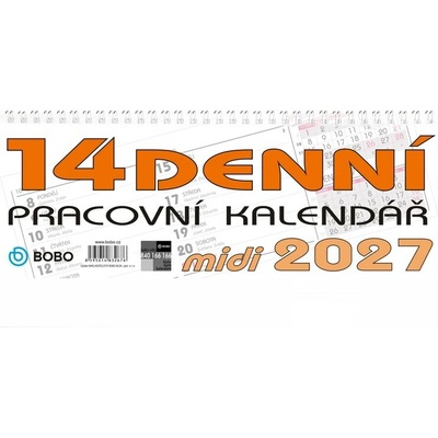Stolní pracovní MIDI 14denní 2027