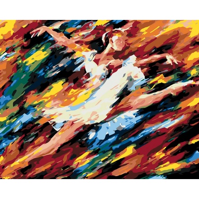 zuty Malování podle čísel Tanečnice 100 x 80 cm vypnuté plátno na rám