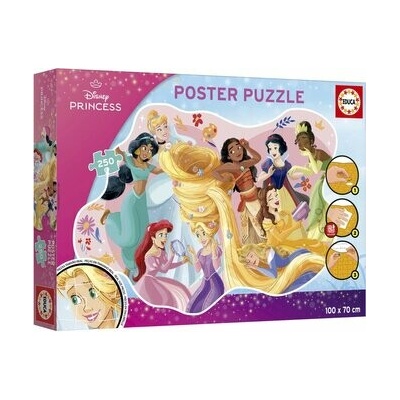 EDUCA Poster Disney princeznej 250 dielov