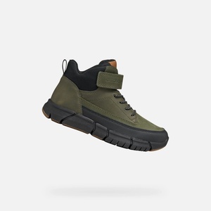 Geox Хаки детски боти Geox Flexyper Geox | Zelen | Момчешки | 36 - zoot - 162,31 лв