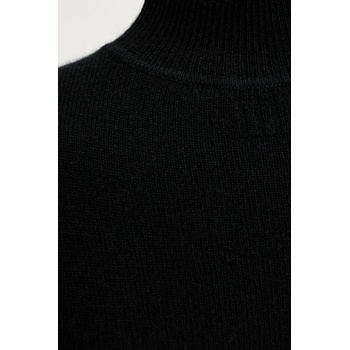 MARELLA Вълнен пуловер Marella в черно с ниско поло 2523366254200 (2523366254200)