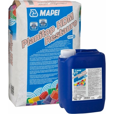 MAPEI Planitop HDM Restauro dvojzložková vápnová malta na sanáciu historického muriva 29.75 kg (zložka A 25 kg + zložka B 4.75 kg)