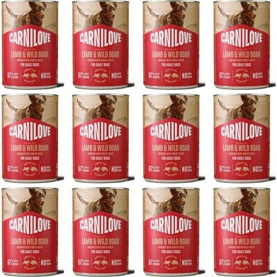 Carnilove Dog Can Lamb and Wildboar 12 x 400 g