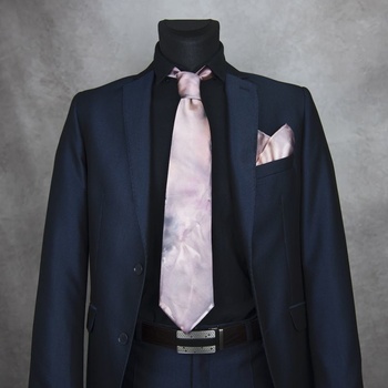 Hodvábna kravata + vreckovka Limited 17