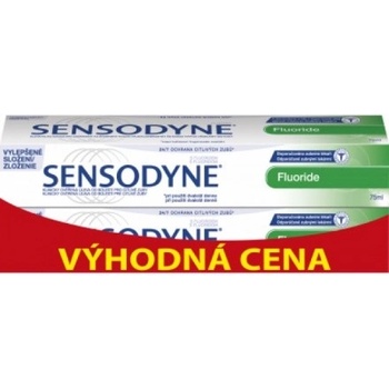 Sensodyne na citlivé zuby Fluoride Duopack 2 x 75 ml