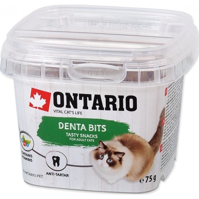 Ontario Snack Cat denta bits 75 g – Zboží Mobilmania