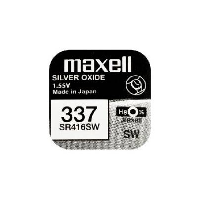 Бутонна батерия сребърна maxell sr416 sw 1.55v /337/ 1.55v (ml-bs-sr416-sw)