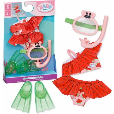 Zapf Creation BABY born Sada na šnorchlování 43 cm