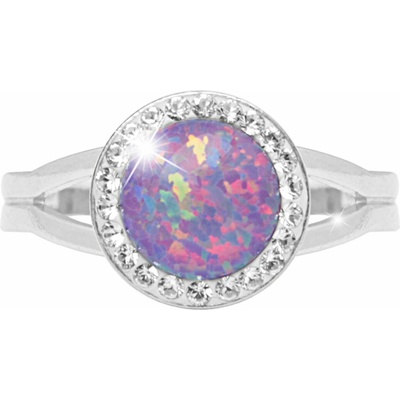 JSB Bijoux Opál s křišťálovými kameny Swarovski Violet 92700025vio