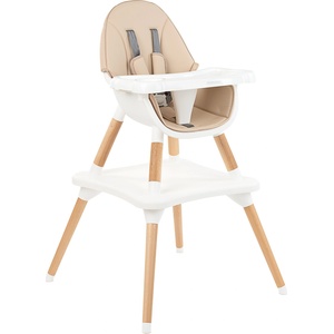 KikkaBoo Столче за хранене 3 в 1 KikkaBoo - Multi, Beige (31004010101)