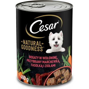 Cesar hovädzie mäso zdobené mrkvou fazuľou a bylinkami 400 g