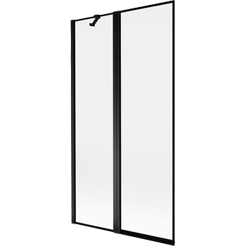 Mexen Mist параван за баня 2-крилен ляв 100 x 150 см, черна рамка, черен - 8A9-100-011-70-70-L (8A9-100-011-70-70-L)