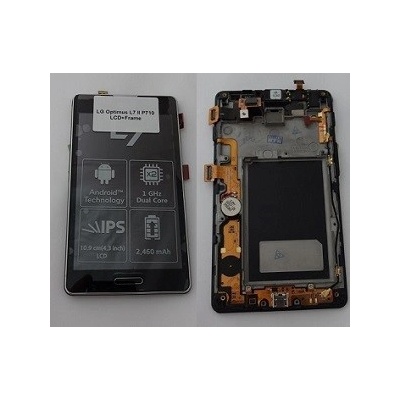 LCD Displej + Dotykové sklo + Přední kryt LG Optimus L7 II P710 - originál
