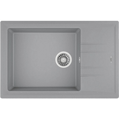 Teka Гранитна мивка, обръщаема, за шкаф 60 см Stone 60 S-TG СИВ МЕТАЛИК (М.1023.СМ)